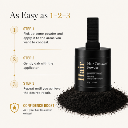 HairAura™ Hair Concealer Powder