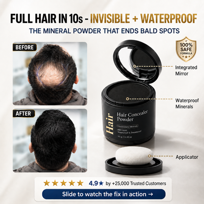 HairAura™ Hair Concealer Powder